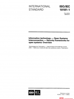 ISO/IEC 10181-1:1996 PDF