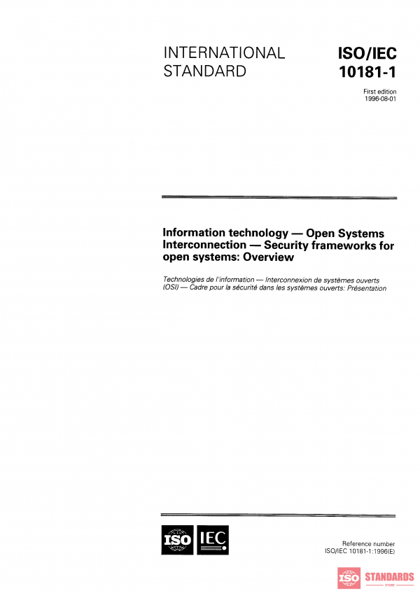 ISO/IEC 10181-1:1996 PDF