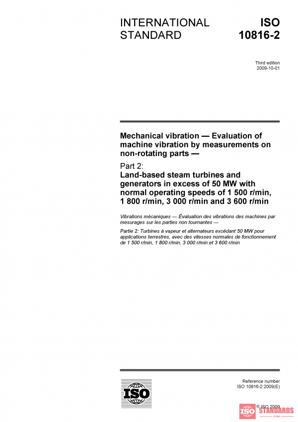 ISO 10816-2:2009 PDF