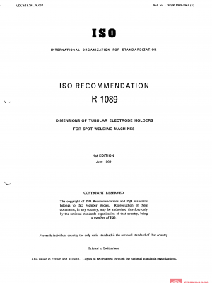ISO/R 1089:1969 PDF