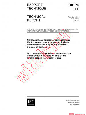 CISPR TR 30:2001 PDF