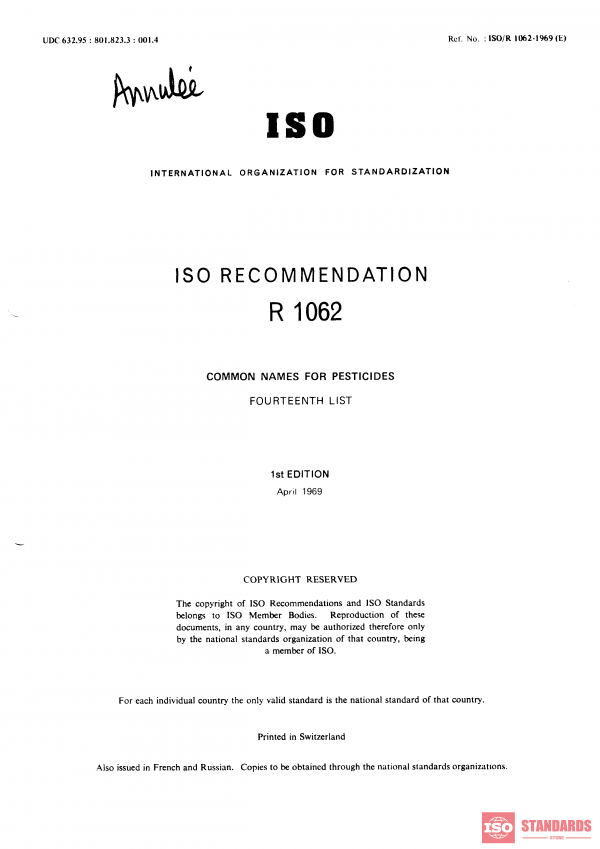 ISO/R 1062:1969 PDF