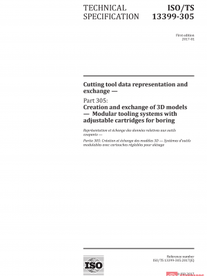 ISO/TS 13399-305:2017 PDF