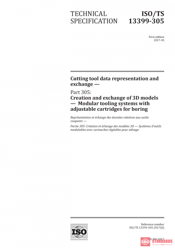 ISO/TS 13399-305:2017 PDF