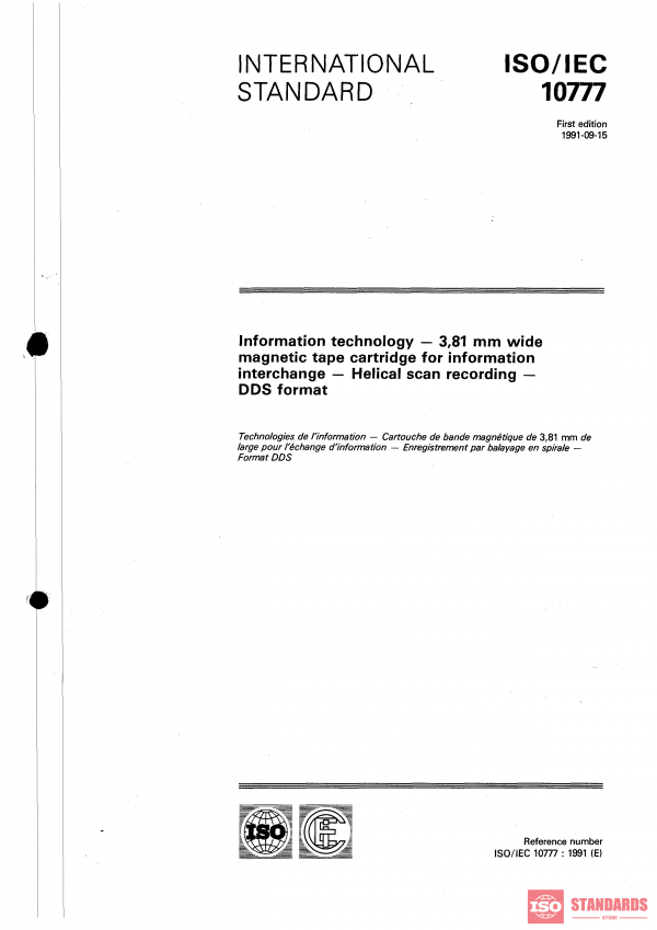 ISO/IEC 10777:1991 PDF
