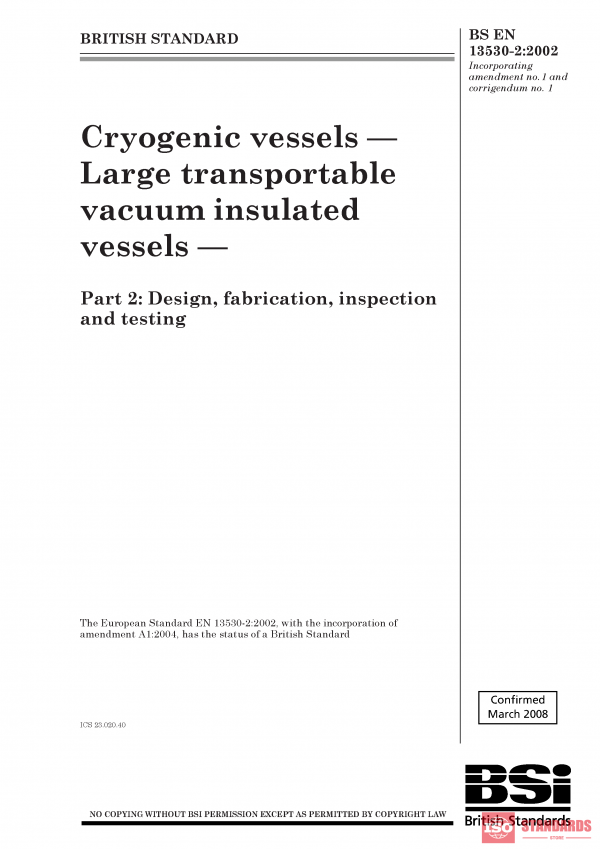 BS EN 13530 2:2002 PDF