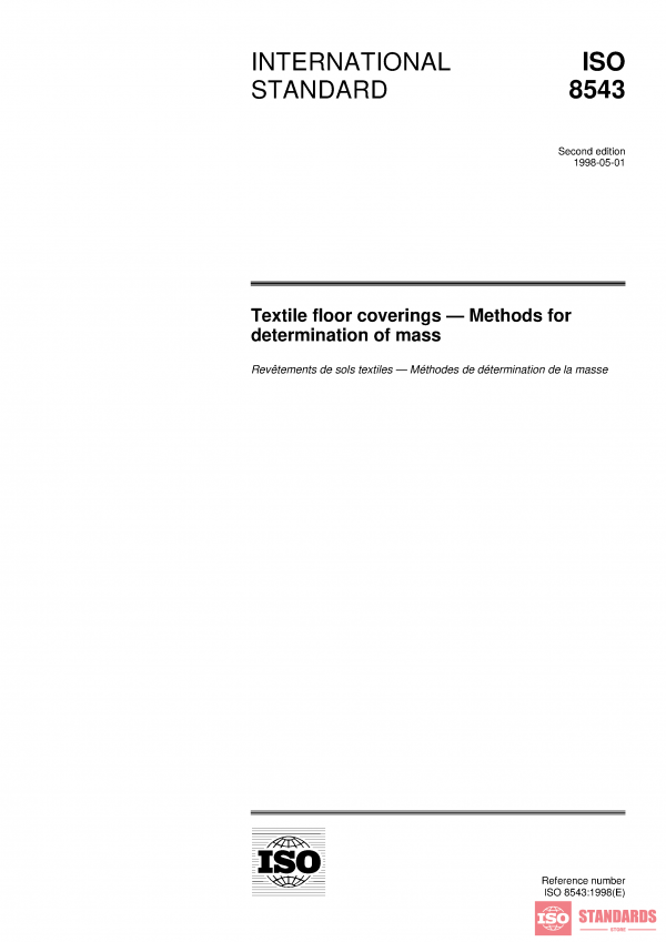ISO 8543:1998 PDF