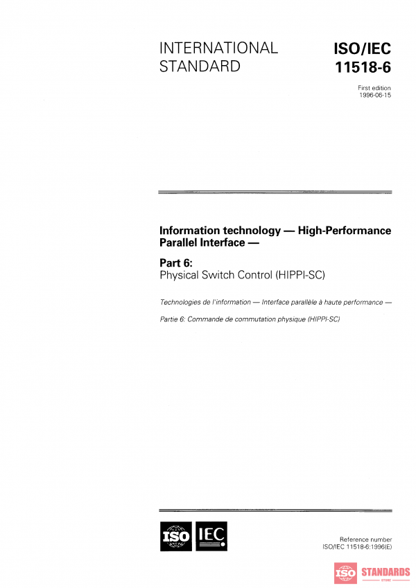 ISO/IEC 11518-6:1996 PDF