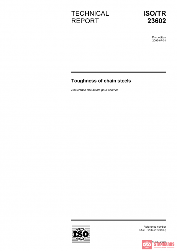 ISO/TR 23602:2005 PDF