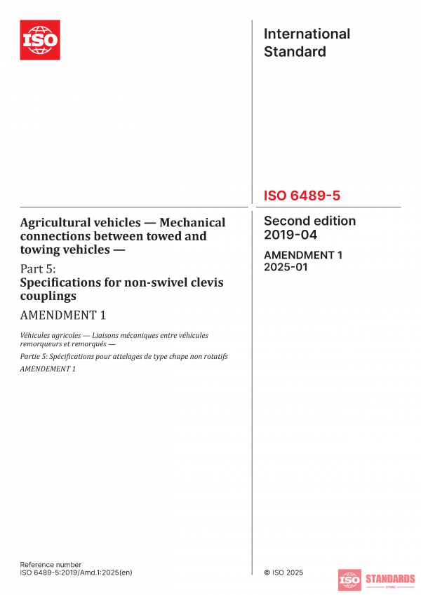 ISO 6489-5:2019/Amd 1:2025 PDF