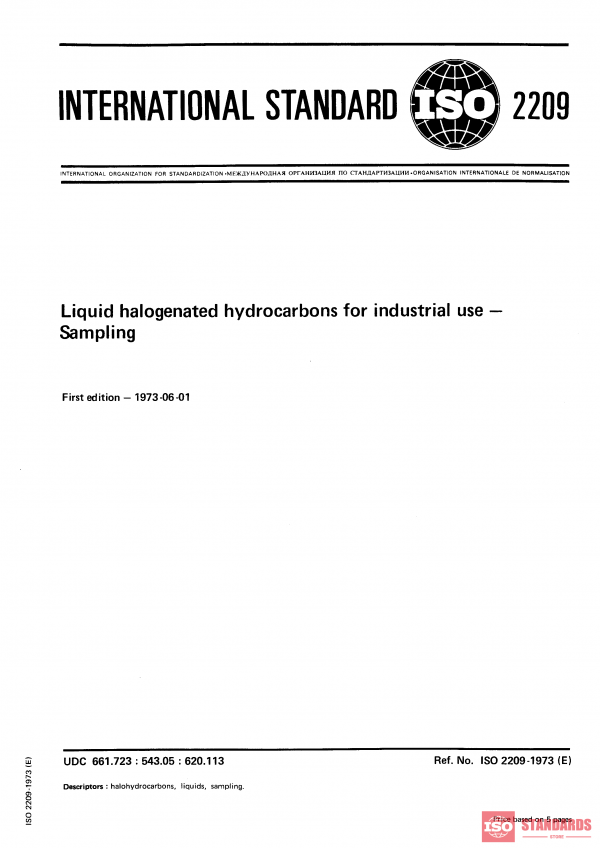 ISO 2209:1973 PDF