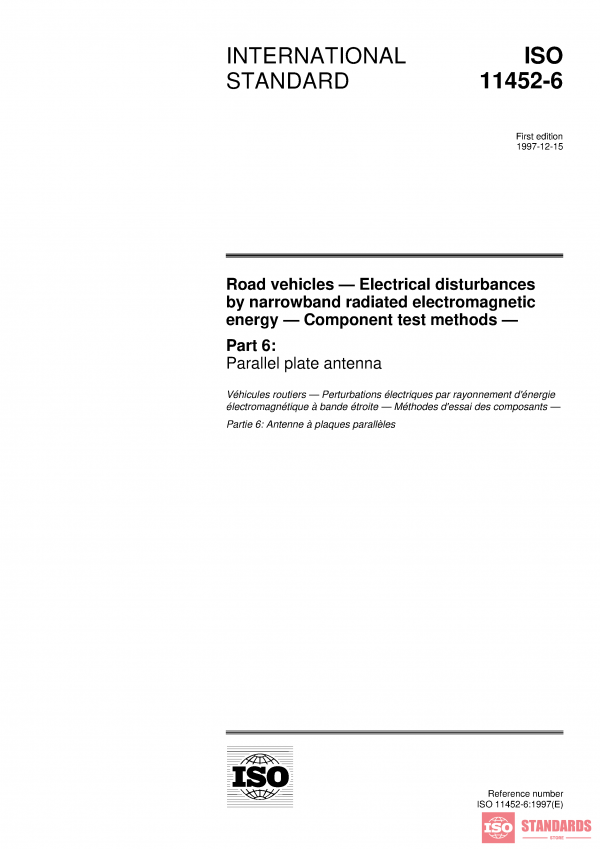 ISO 11452-6:1997 PDF