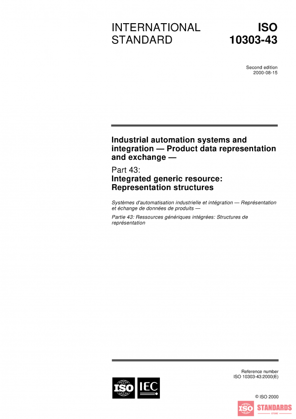 ISO 10303-43:2000 PDF
