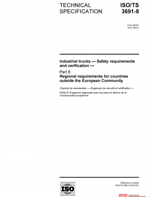 ISO/TS 3691-8:2012 PDF
