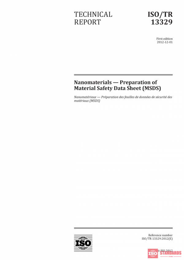 ISO/TR 13329:2012 PDF