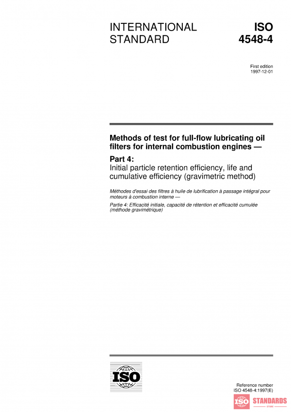 ISO 4548-4:1997 PDF