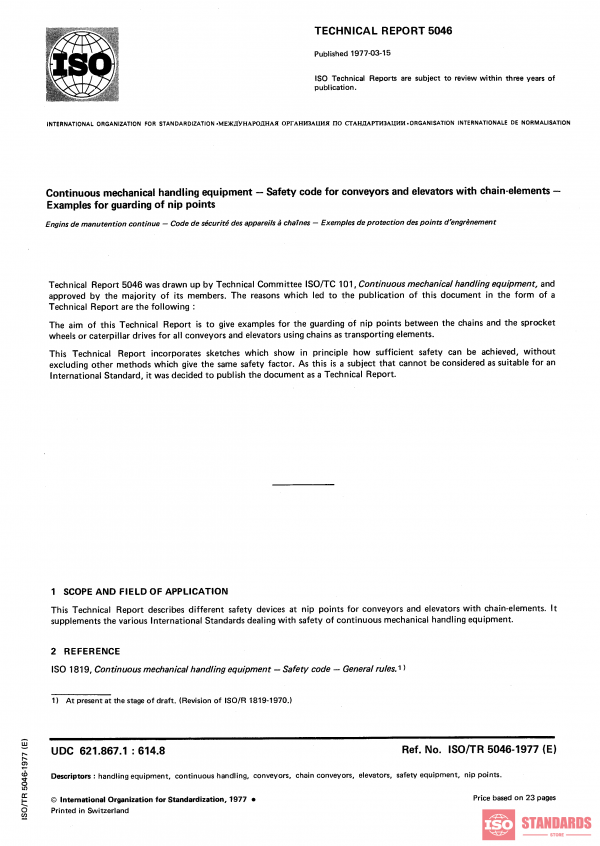 ISO/TR 5046:1977 PDF