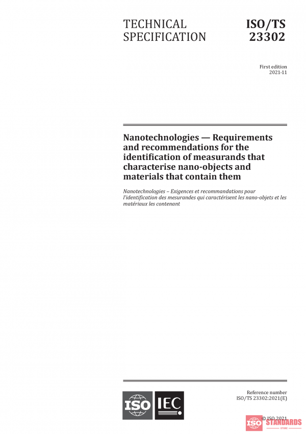 ISO/TS 23302:2021 PDF
