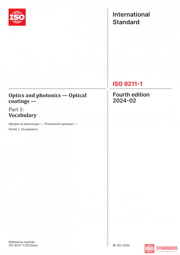 ISO 9211-1:2024 PDF