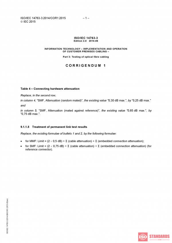 ISO/IEC 14763-3:2014/Cor 1:2015 PDF