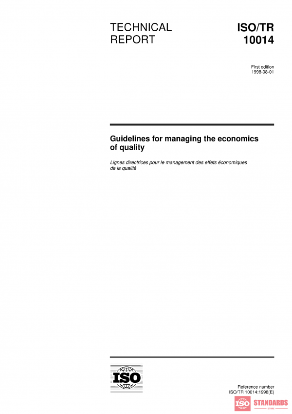 ISO/TR 10014:1998 PDF