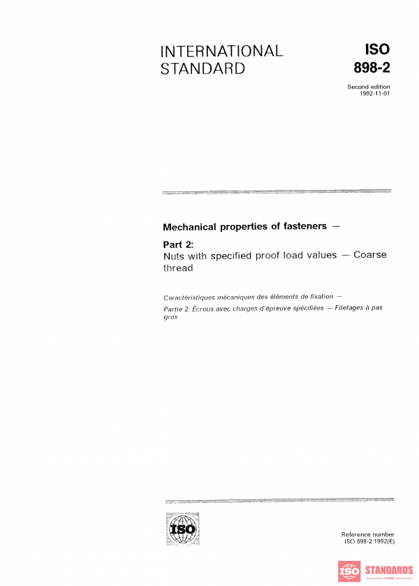 ISO 898-2:1992 PDF