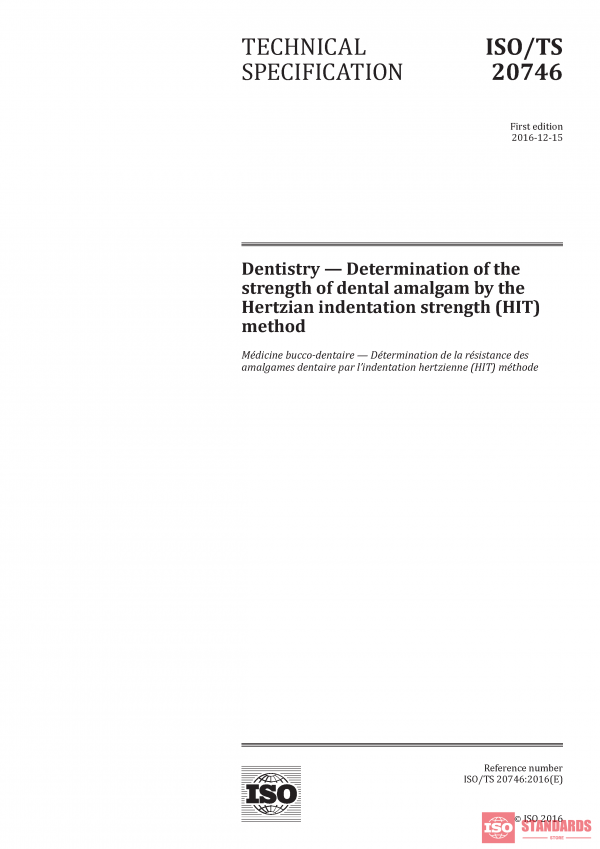 ISO/TS 20746:2016 PDF