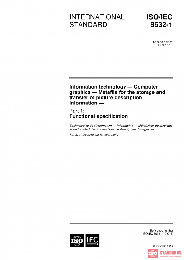 ISO/IEC 8632-1:1999 PDF