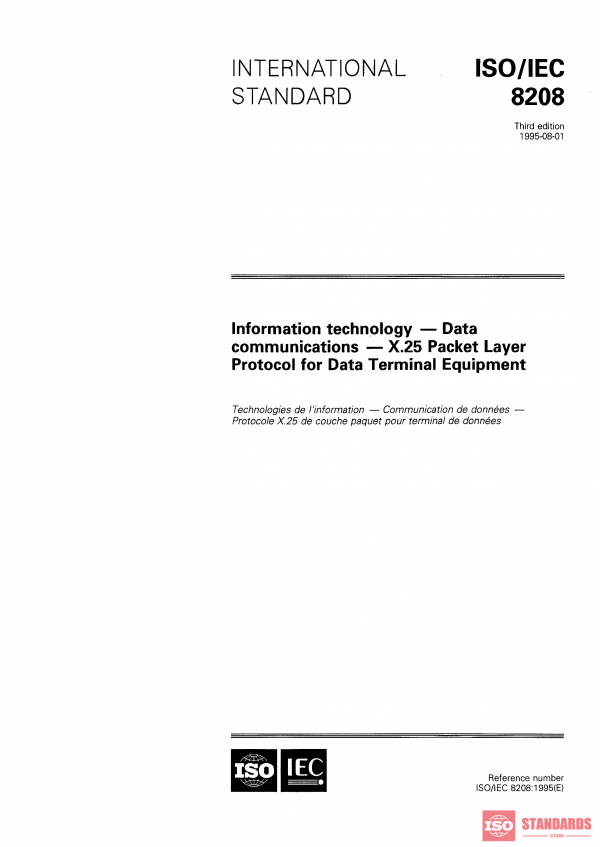 ISO/IEC 8208:1995 PDF