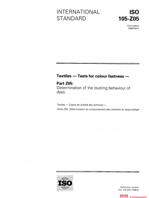 ISO 105-Z05:1996 PDF