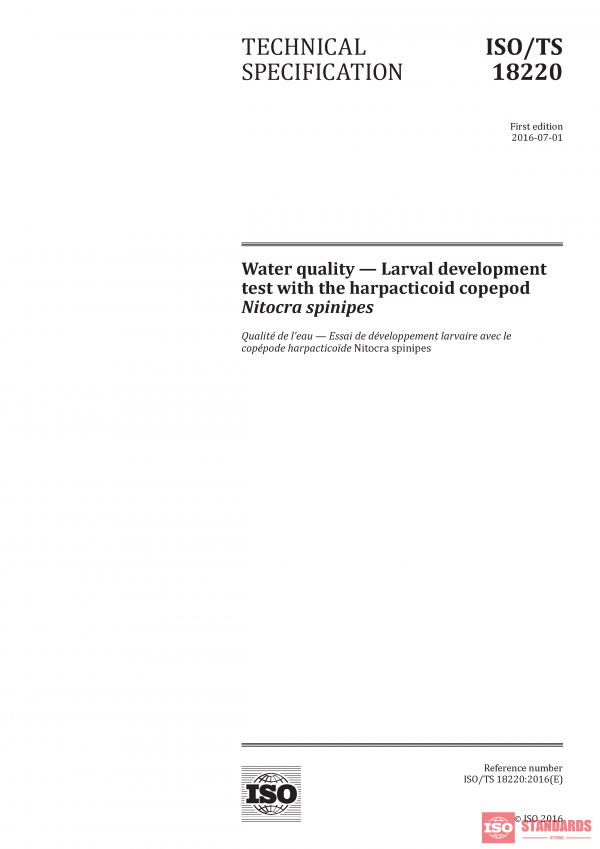 ISO/TS 18220:2016 PDF