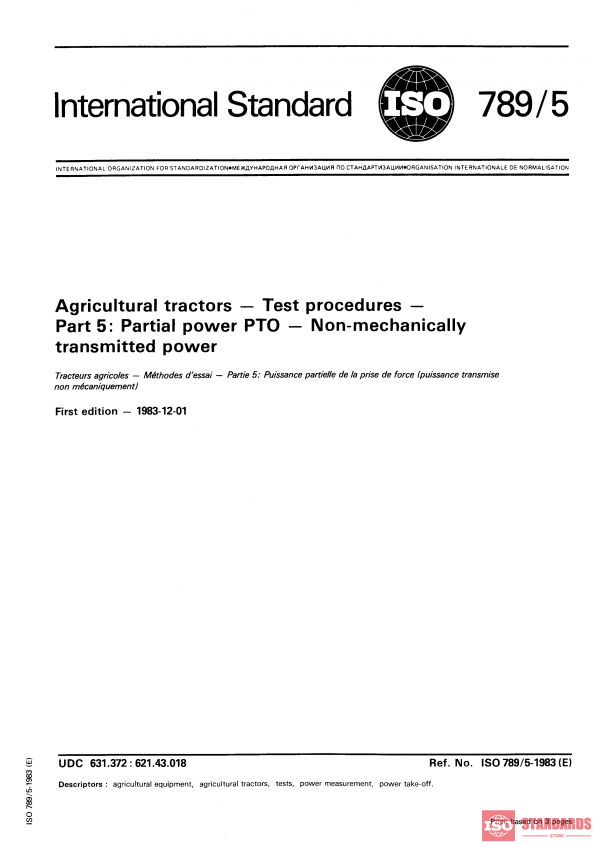 ISO 789-5:1983 PDF