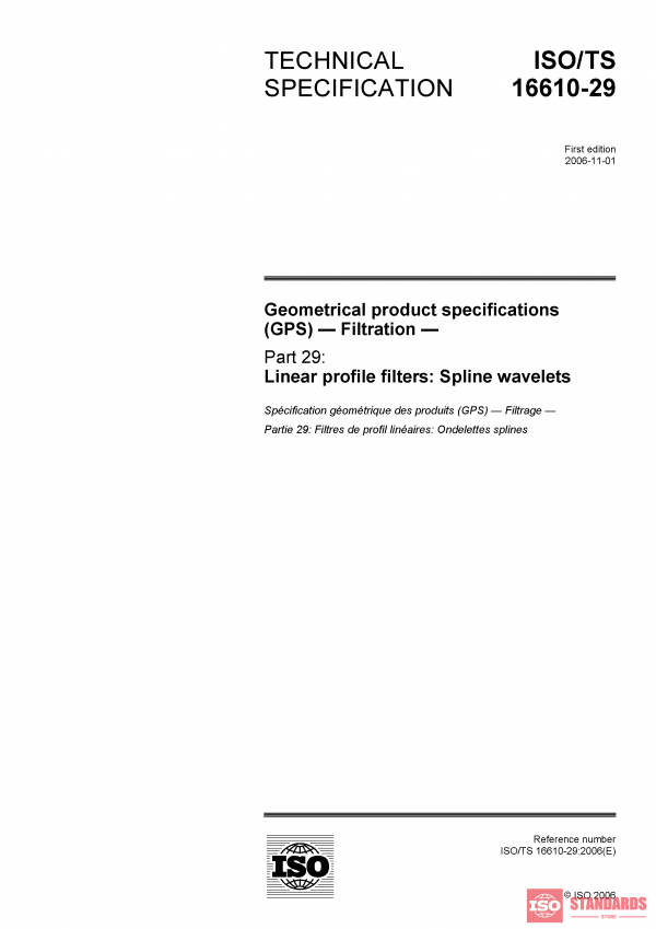 ISO/TS 16610-29:2006 PDF