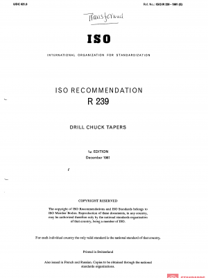 ISO/R 239:1961 PDF