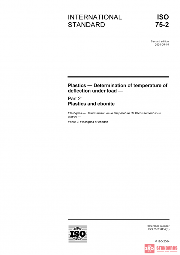 ISO 75-2:2004 PDF