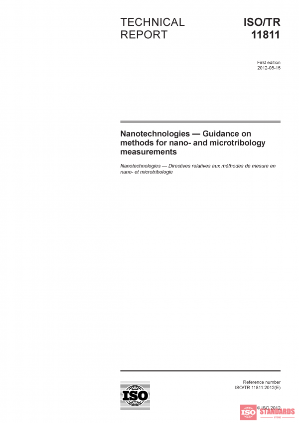 ISO/TR 11811:2012 PDF