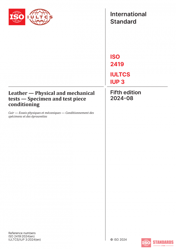 ISO 2419:2024 PDF