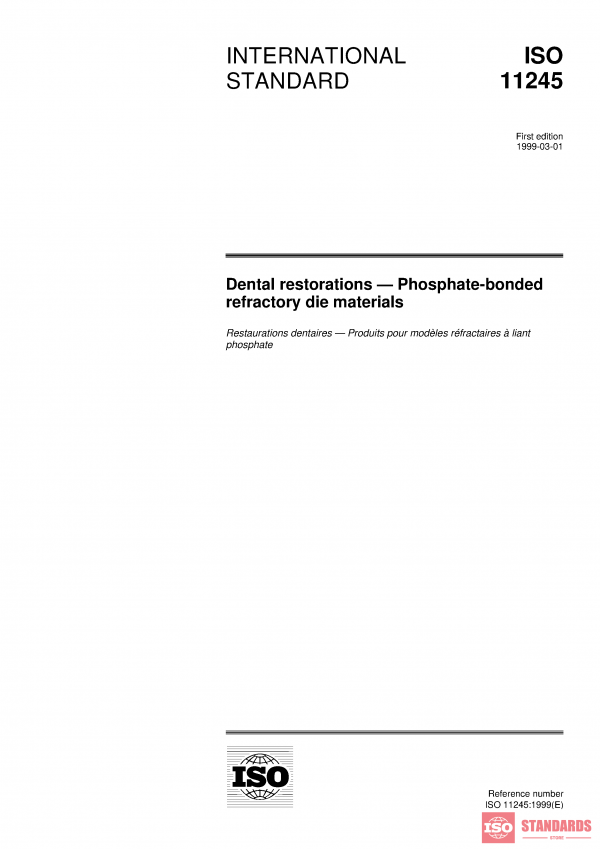 ISO 11245:1999 PDF