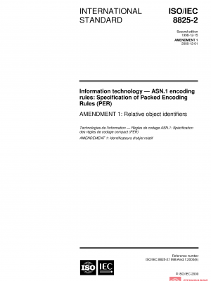 ISO/IEC 8825-2:1998/Amd 1:2000 PDF
