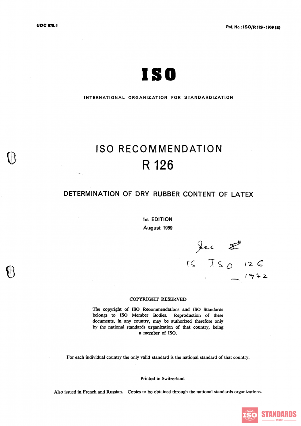 ISO/R 126:1959 PDF