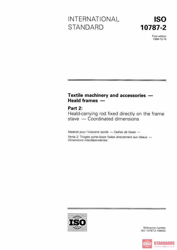 ISO 10787-2:1994 PDF