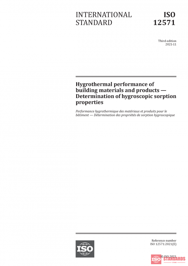 ISO 12571:2021 PDF