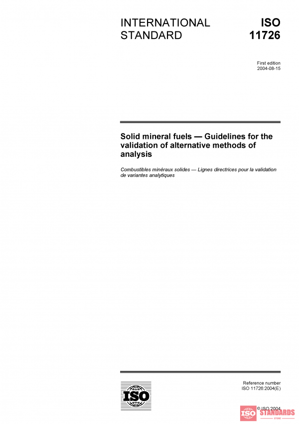 ISO 11726:2004 PDF