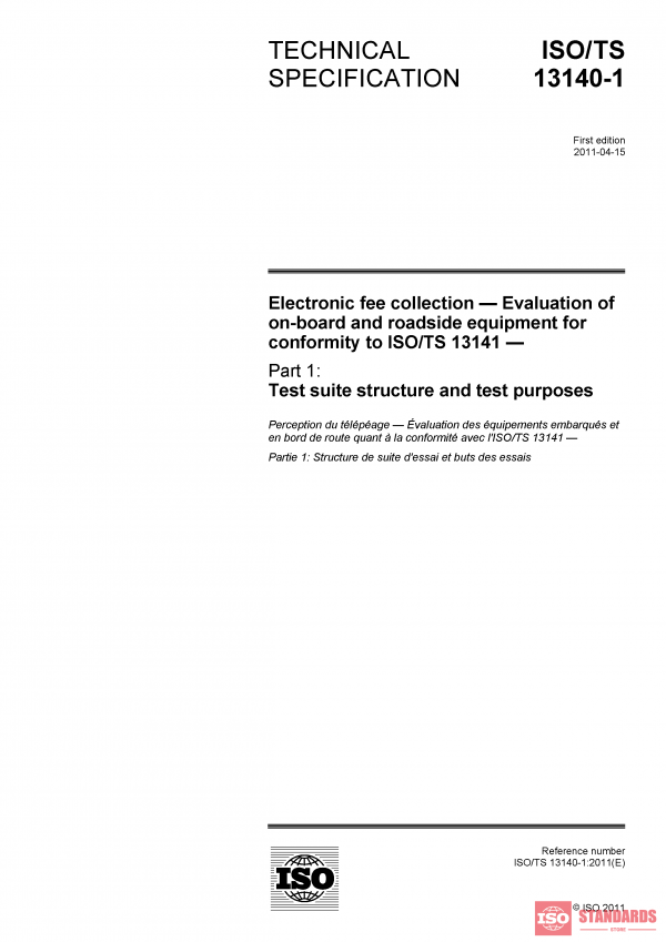 ISO/TS 13140-1:2011 PDF