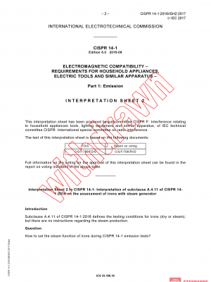 CISPR 14-1:2016/ISH2:2017 PDF