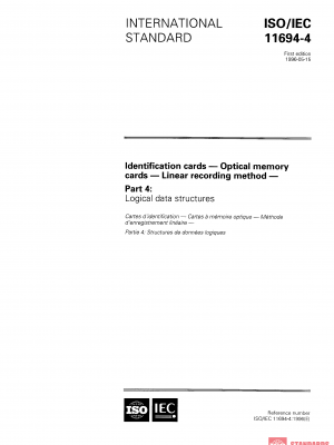 ISO/IEC 11694-4:1996 PDF