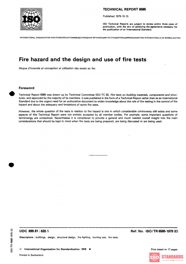 ISO/TR 6585:1979 PDF