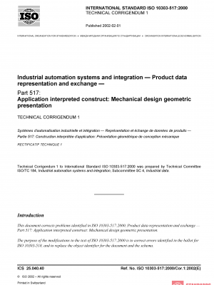 ISO 10303-517:2000/Cor 1:2002 PDF