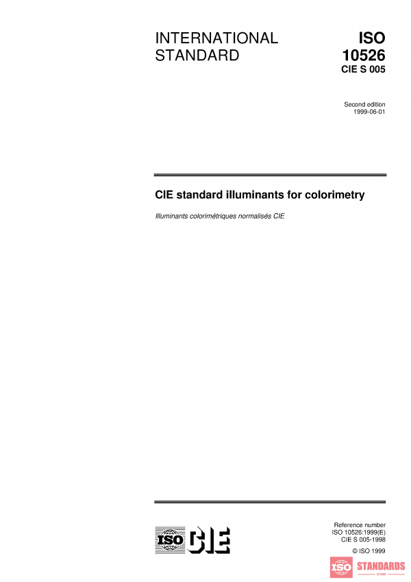 ISO/CIE 10526:1999 PDF