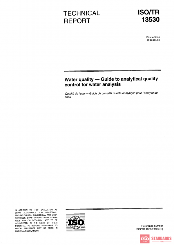 ISO/TR 13530:1997 PDF